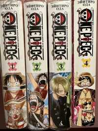 Манга One Piece(Ван Пис). 1, 2, 3, 4 том
