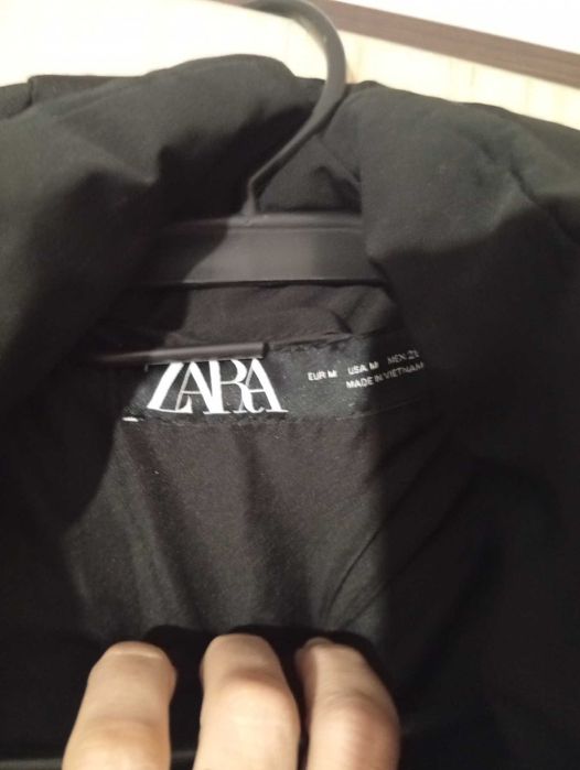 Дамска зимна дълга топла пухенка Зара