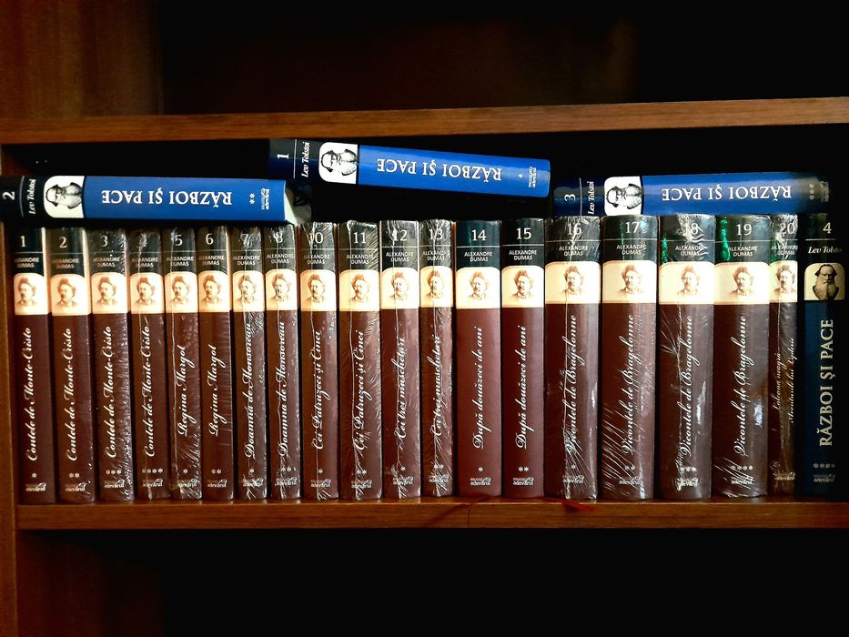20 vol. Alexandre Dumas (completa, cartonate) - Colectia Adevarul