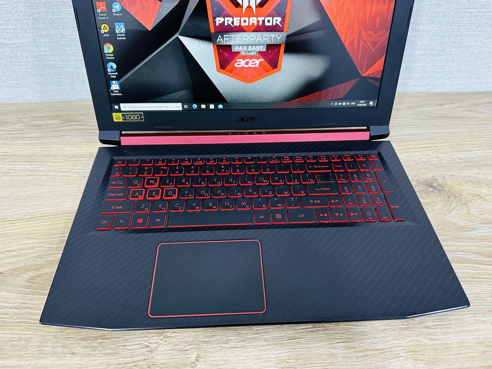 Недорого Мощный, Игровой ACER Nitro Ryzen 5-8 Ядерный с Видеокартой