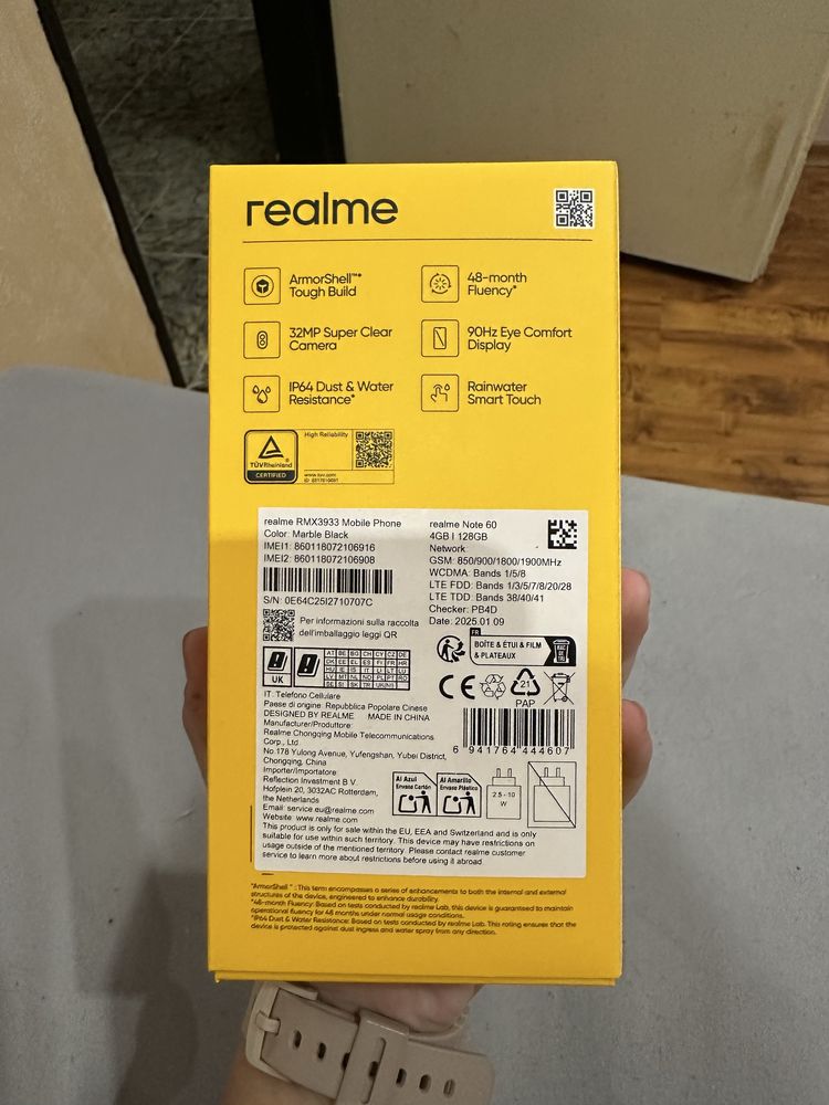 Чисто нов: Realme note 60