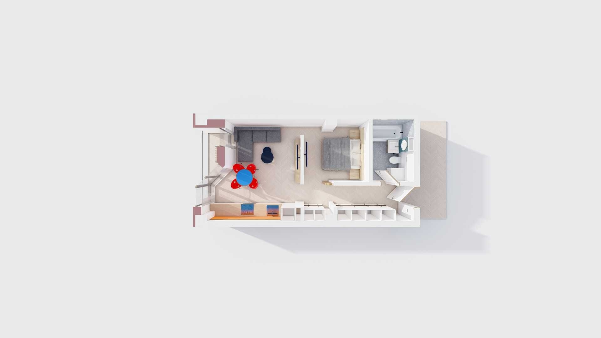Apartament nou 36 m² | Direct de la dezvoltator – Comision 0%