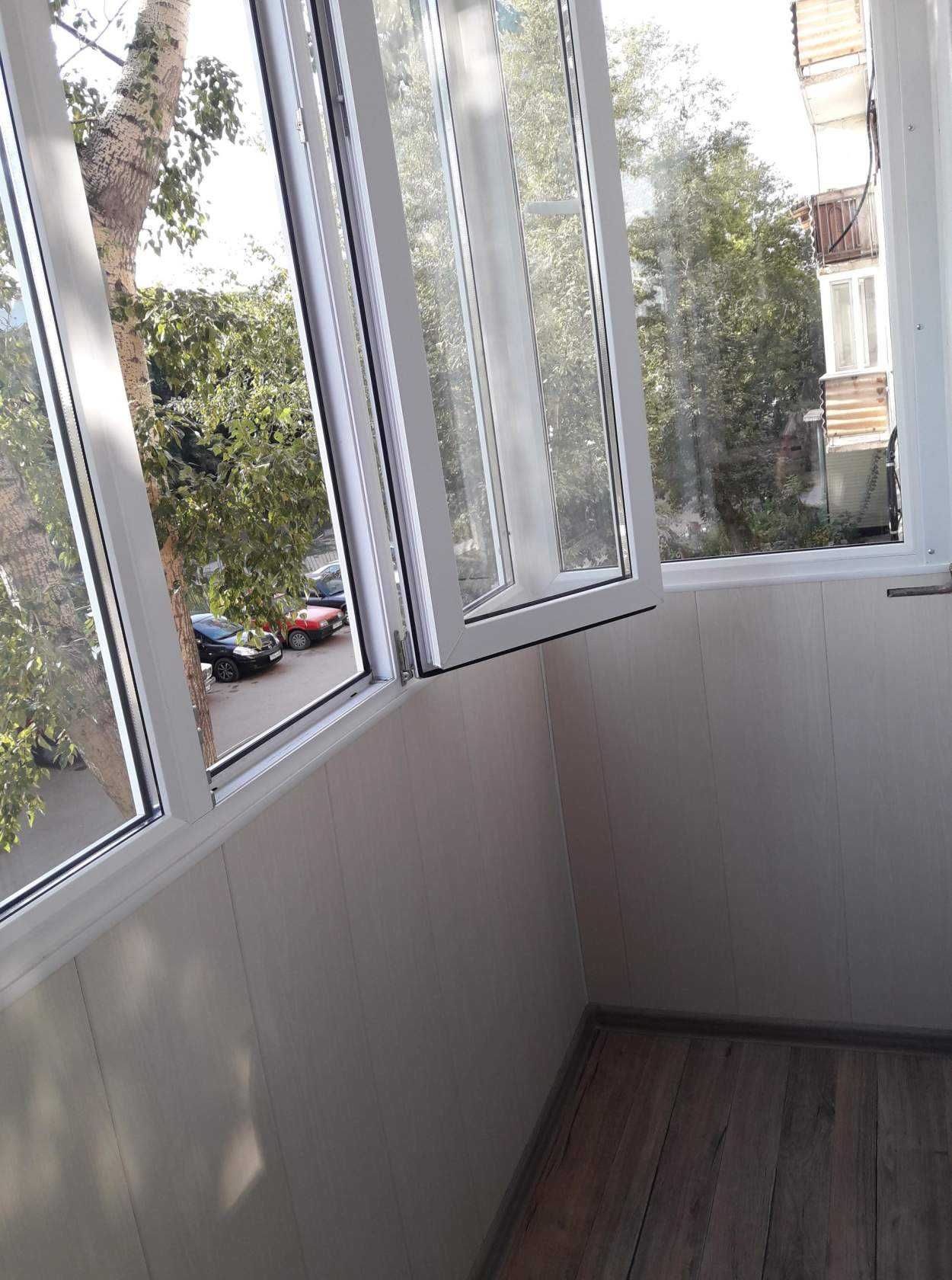 Пластиковые Окна-Двери-Перегородки -шкафы на балкон-обшивка балкона.