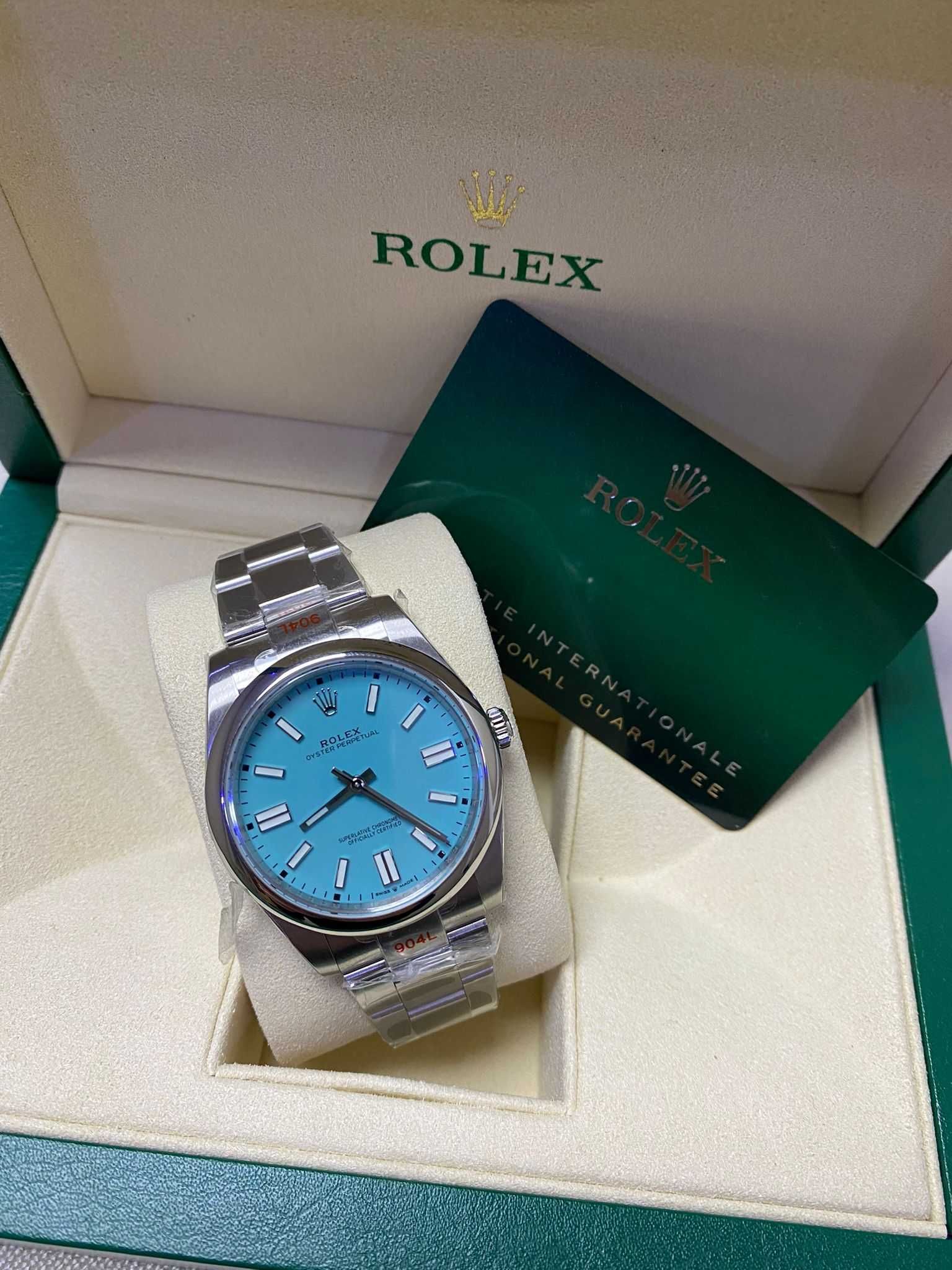 Rolex 2021 Oyster Perpetual 41mm Tiffany New