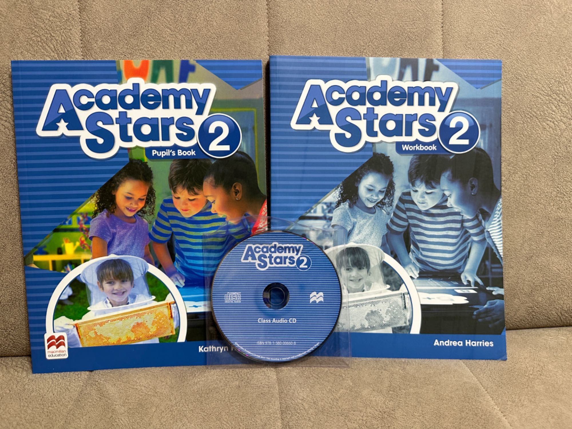 Macmillan Academy stars 2 pupils book + work book + cd Макмиллан