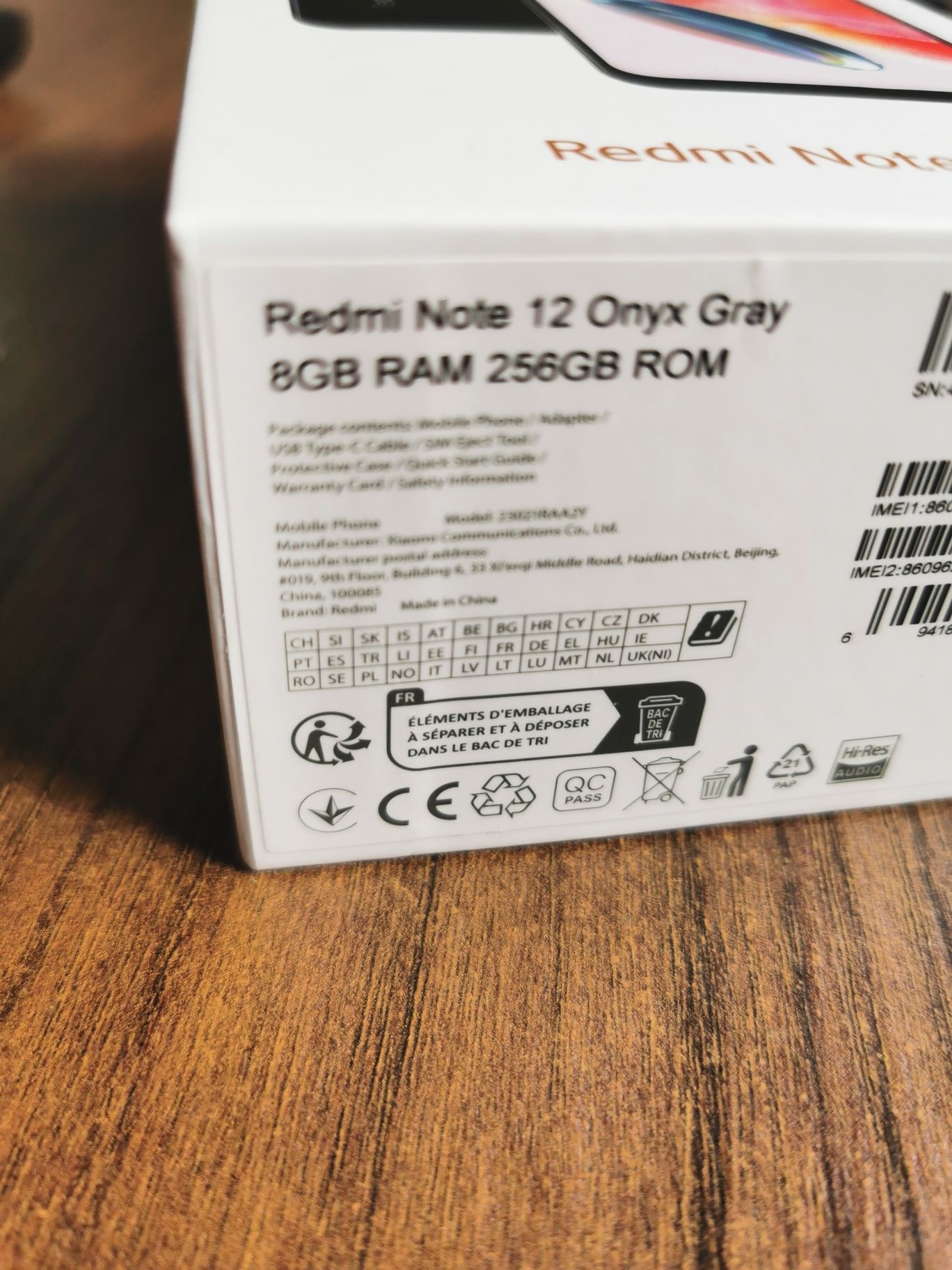 Redmi note 12 256 gb