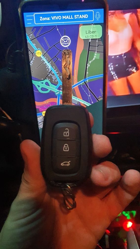 Cheie rezervă Dacia Duster, Logan, Lodgy, Dokker, Sandero, MCV !