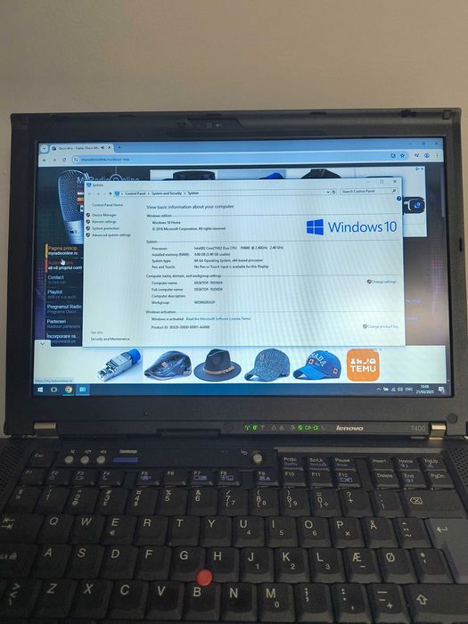 Vând lenovo T400