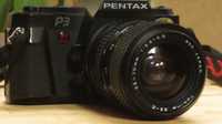 SLR Pentax P3 + obiectiv Tokina pe film 35mm