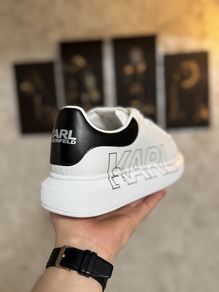 Adidasi Barbati Karl Lagerfeld Alb!