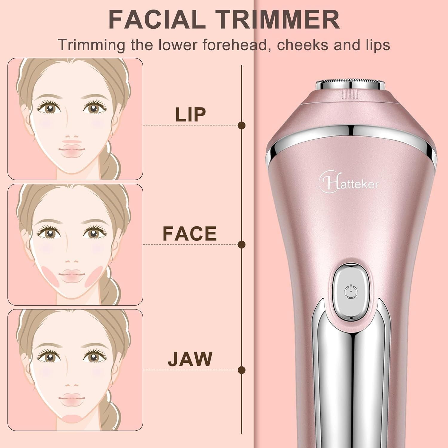 Epilator de dama Kit aparat de ras electric pentru indepartarea parulu
