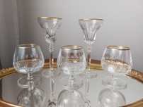 Set 5 pahare cristal nobile nefolosite