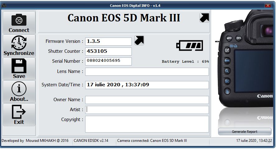 Canon 5D MK III - folosit