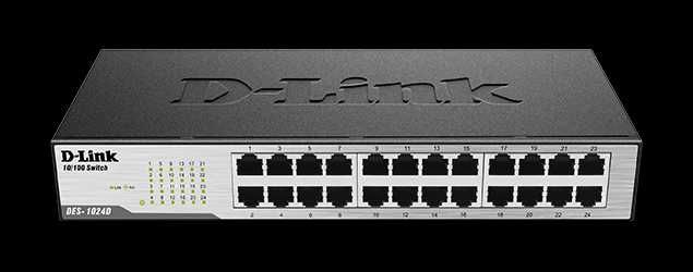 Коммутатор Хаб D-Link 24 порта