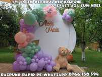 Aranjamente baloane botez/zi de nastere/aniversare/cristelnita/party