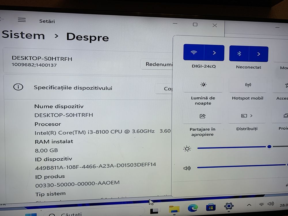 Vand mini Pc Terra , procesor intel a8a gen, ssd, WiFi, 8gb ram