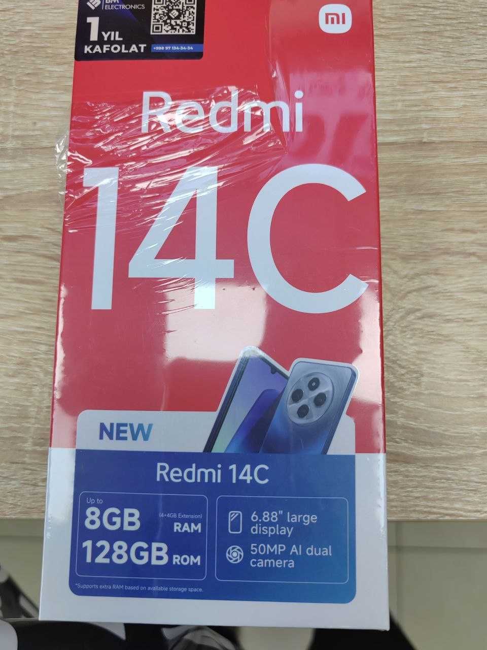 Redmi 14C  sotiladi yangi garantiyasi 1 yil