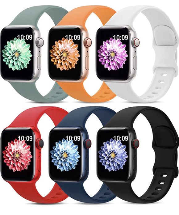 Curea Husa Silicon Soft Colorat Incarcator Ceas Apple Serie 1-10 Ultra