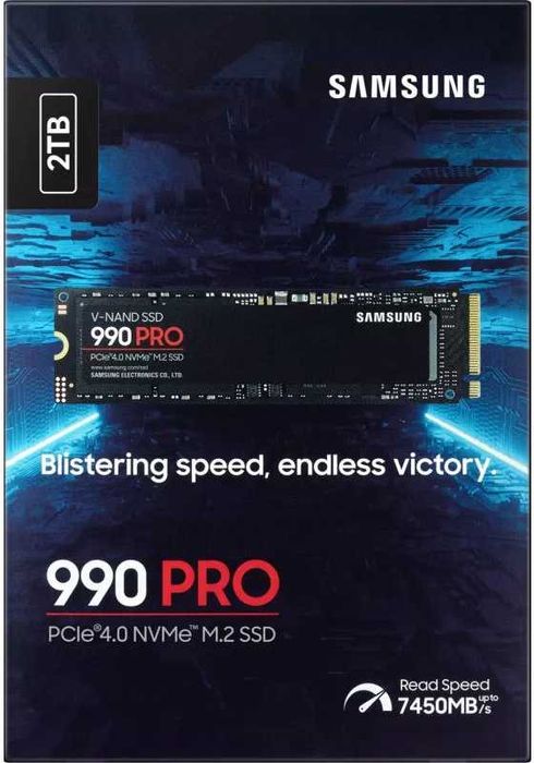 SSD Samsung 990 PRO 2TB PCI Express 4.0 x4 M.2 2280