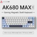 Магнитная клавиатура Ajazz AK680 Max белый