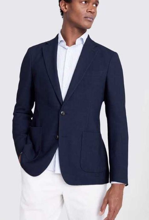 Sacou blazer slim 48 M de lux Eduard Dressler NOU lana moale in