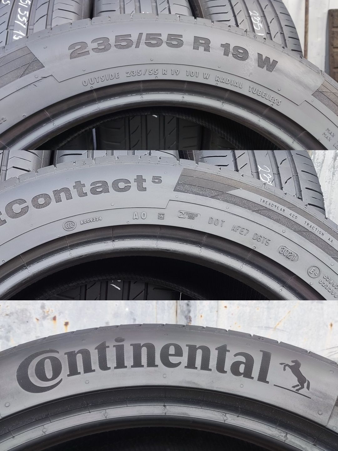 4бр. летни гуми 235/55/19  Continental Conti Sport Contact 5