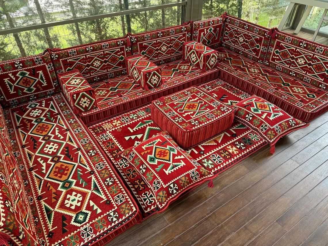 Coltar Traditional Tesatura Speciala in Stil Anatolian , sezut Otoman