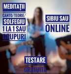 Meditații canto/teorie/solfegiu 1 la 1 sau GRUPURI