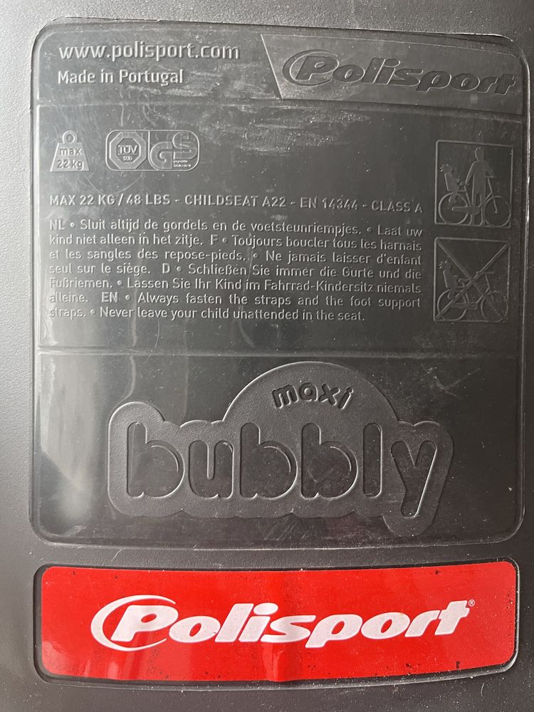 Столче за колело Polisport Bubbly Maxi
