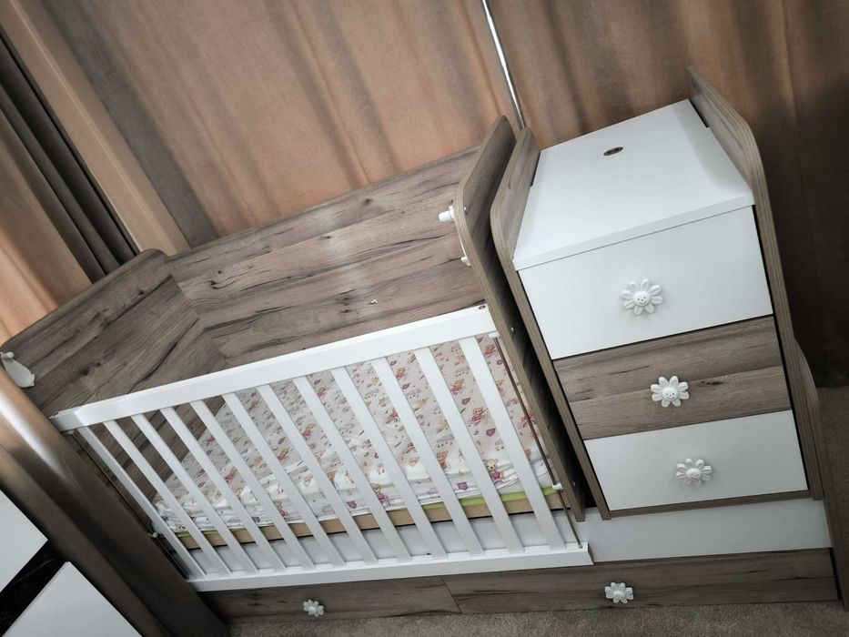 Бебешка кошара - люлка с матрак