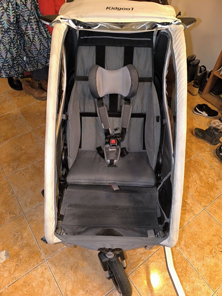 Remorca de bicicleta / carucior pentru 1 copil - Qeridoo Kidgoo 1