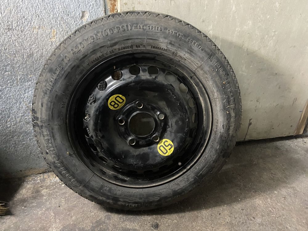 Резервна гума 5x120, патерица 5x120 за БМВ е46 оригинална BMW e46