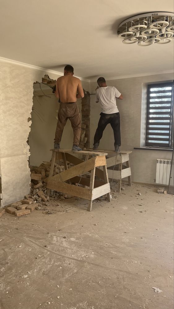 Демонтаж разрушение