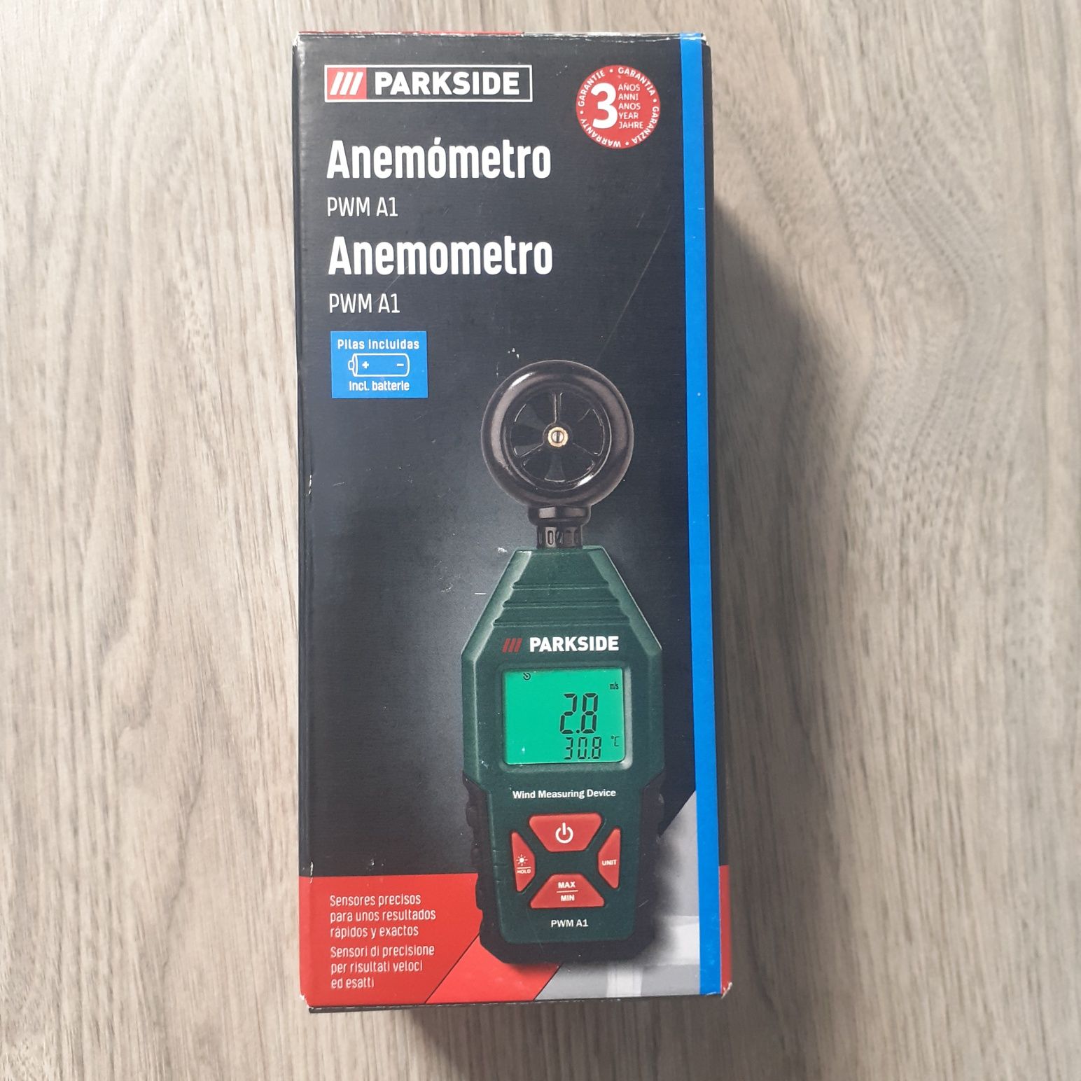 Anemometru Parkside Nou