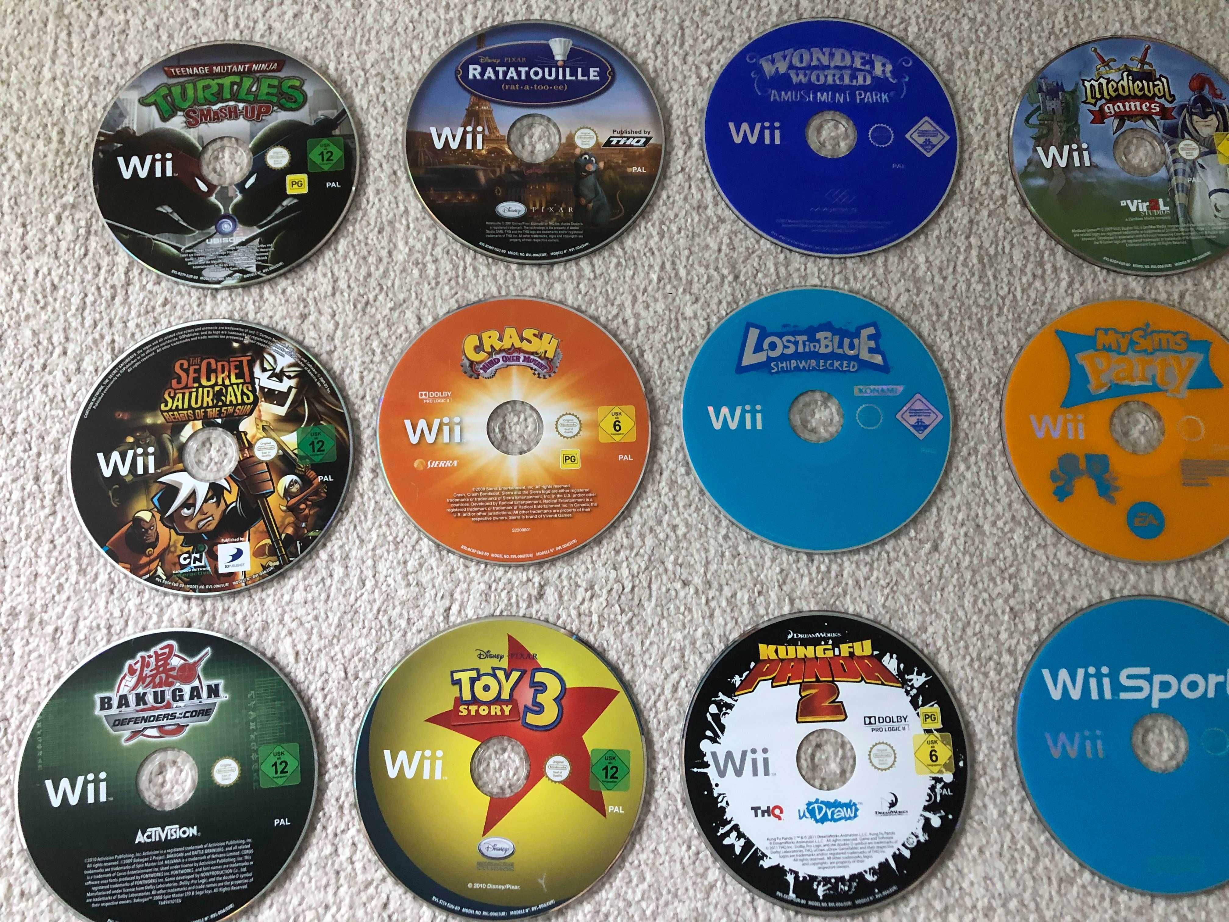 Cd Jocuri Wii Colectie 22buc