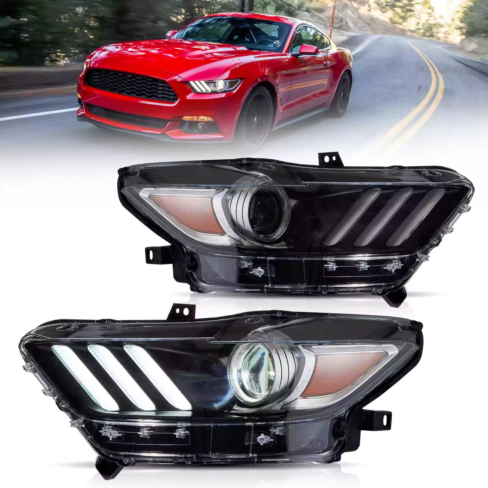 Комплект фарове за Форд Мустанг 2015 - 2017 USA Mustang