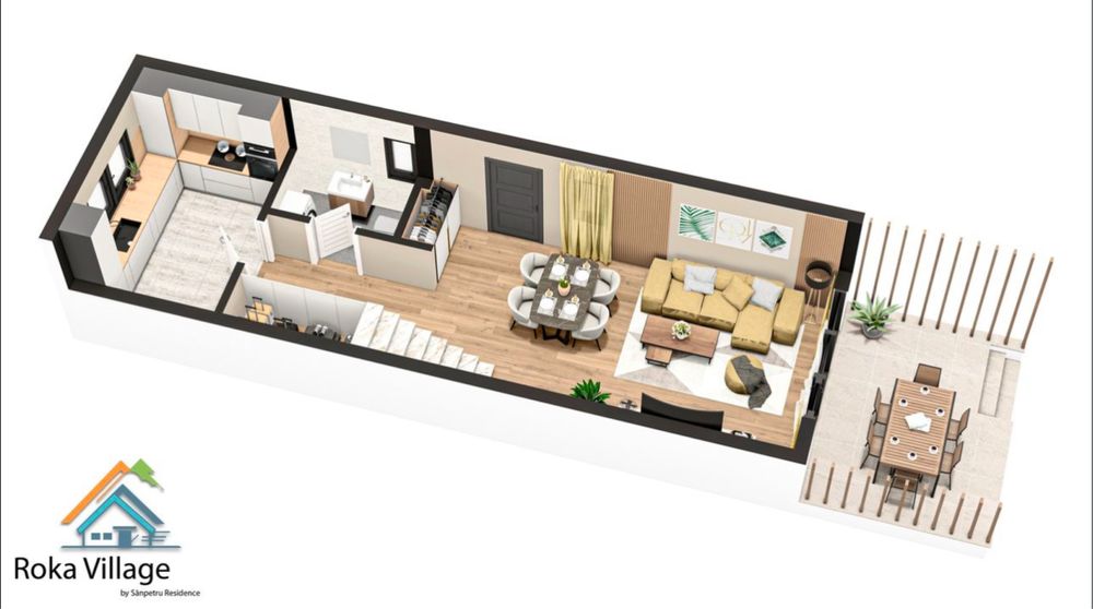 OFERTA LIMITATA Casa Tip Duplex Finalizata