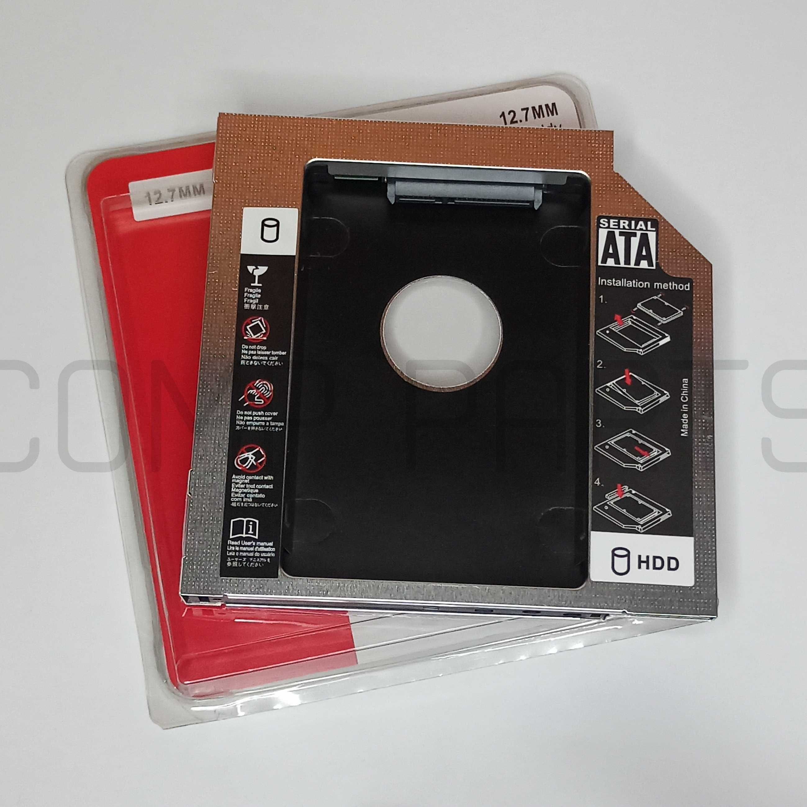 Переходник для жёстких дисков Optibay (caddy) 2nd HDD 12мм