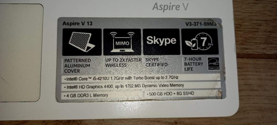 Netbook Acer Aspire V3-371