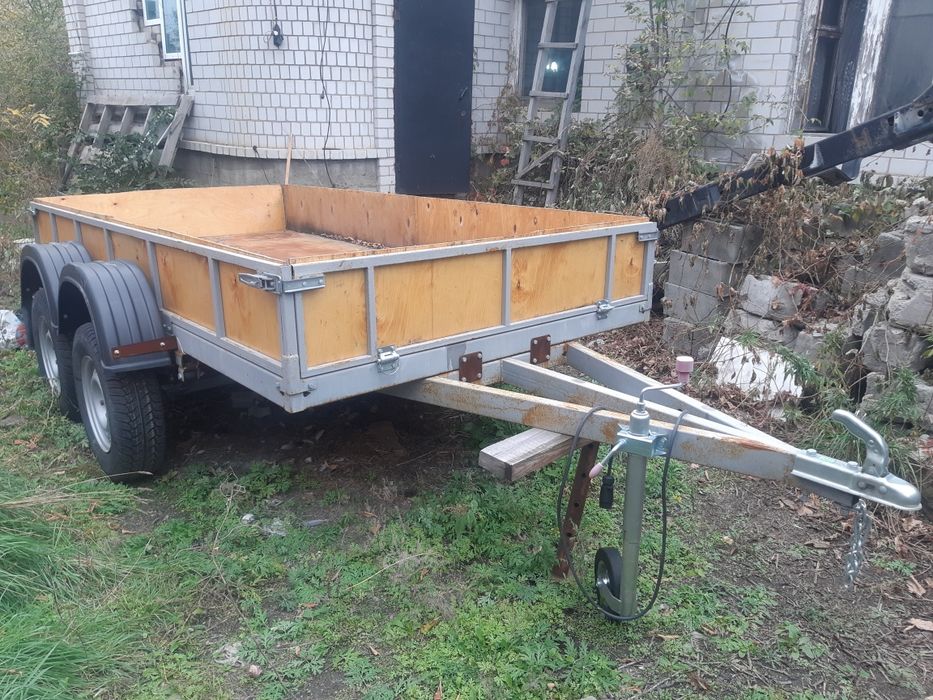 Автоприцеп двуосный 1,5×0,3×3м г/п 1,5тонны