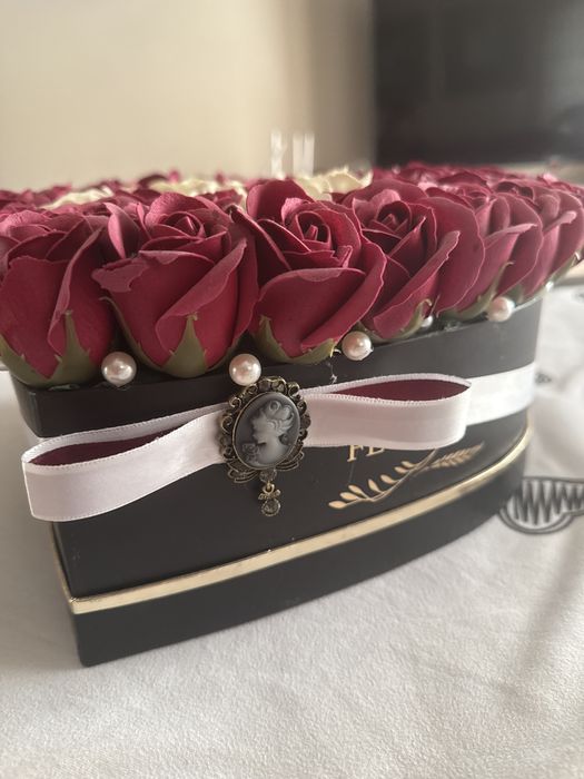 Aranjament flori de sapun