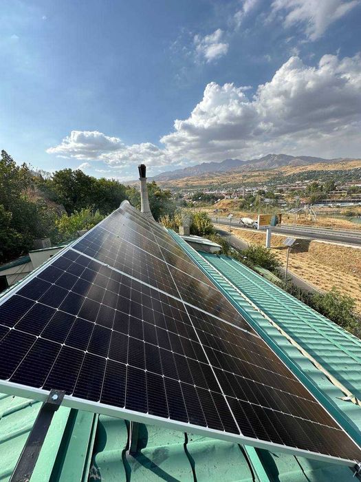 Quyosh panellari o'rnatish установка cолнечных панелей cолнечные панел