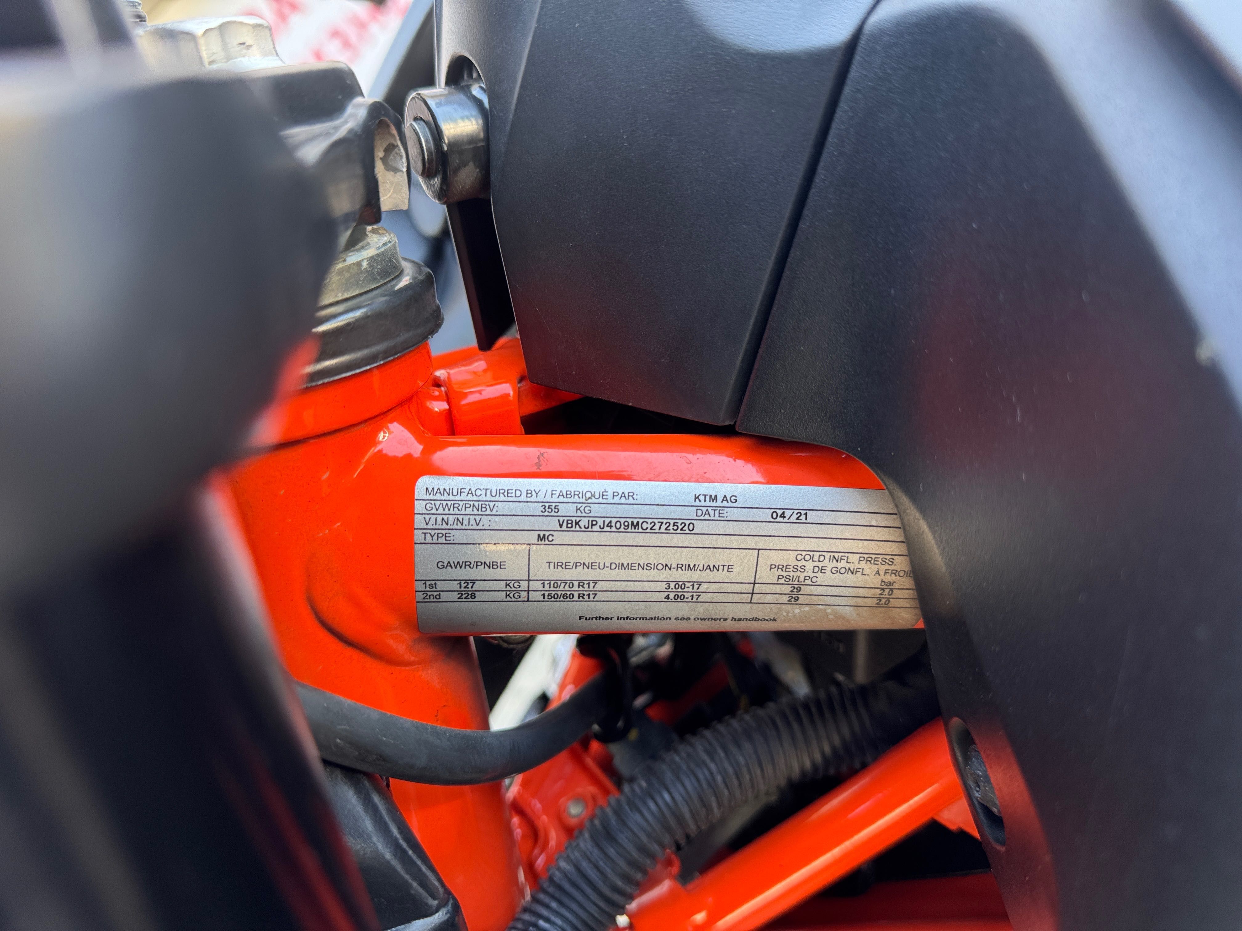KTM Duke 390 A2 2021