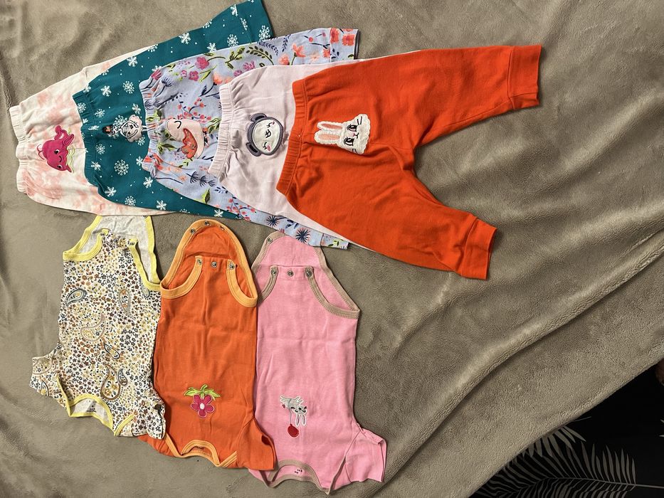 Вещи на девочку 3-6 мес