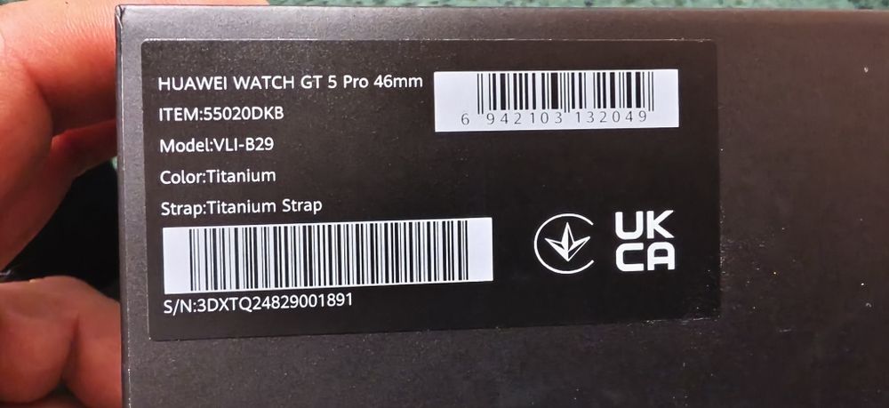 Huawei Watch GT 5 Pro Titanium – перфектно състояние! Гаранция