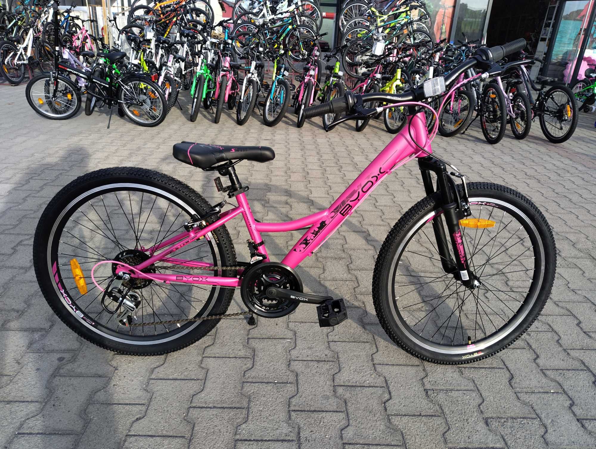 BYOX Велосипед 24" PRINCESS розов