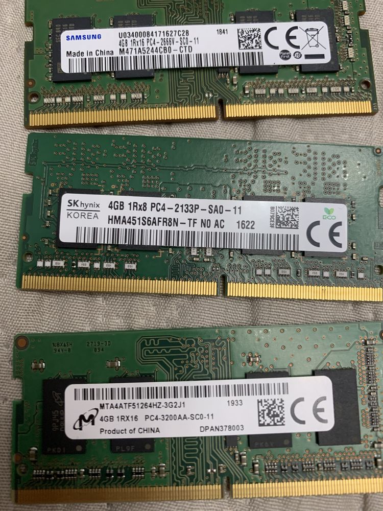Memorie ram 4-8Gb.DDR4 si 4Gb.DDR3