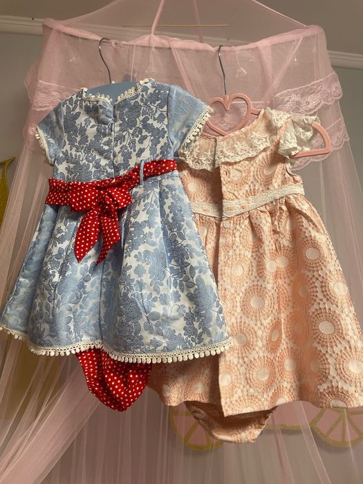 Принцески рокли 92 см, близнаци, 5-30 лв