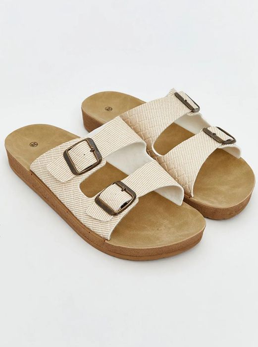 LC WAIKIKI Шлепанцы Женские с Двойной Пряжкой