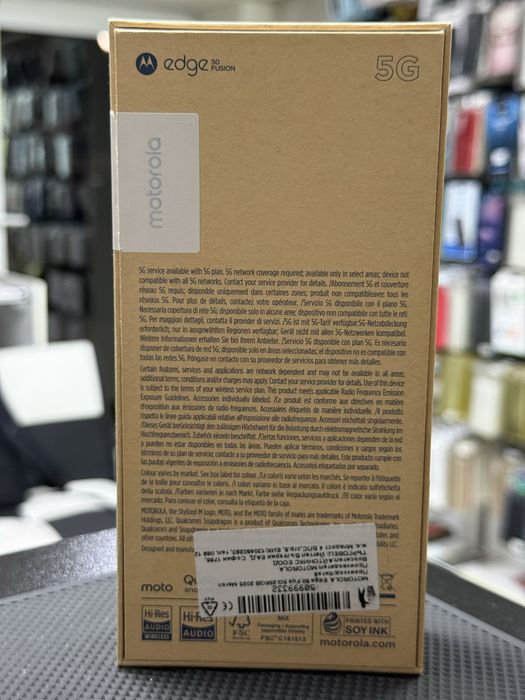 Motorola moto Edge 50 Fusion,Marshmallow Blue,256GB/8GB RAM *ЧистоНов*